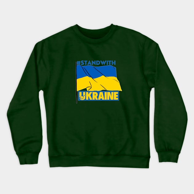 #standwithukraine Crewneck Sweatshirt by tashashimaa